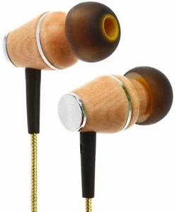 Symphonized XTC 2.0 Earbuds with Mic, Premium Genuine Wood Stereo Earphones - Picture 1 of 22