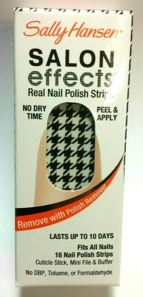 Sally Hansen Salon Effects Real Nail Polish Strips -240 Check It Out- NIB - Bild 1 von 1