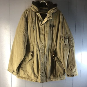 Abercrombie & Fitch Military Lined Hooded Heavyweight Parka Jacket Size XL 75654 - Bild 1 von 14