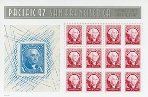 USA 3140 Souvenir Sheet Washington Pacific 97 San Francisco MNH - Picture 1 of 2