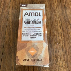 Ambi Even & Clear Fade Serum Retinol 1 oz Helps Even Skin Tone - Picture 1 of 5