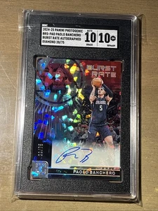 Diamante fotogénico Paolo Banchero 2024-25 tasa de ráfaga automática/75 🔥SGC 10 gemas como nuevo - Imagen 1 de 4
