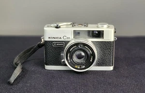 Konica C35 Automatic 35mm Film Camera 38mm F/2.8 Konica Hexanon Lens Untested - Picture 1 of 9