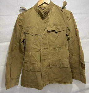 WWI WW1 US Uniform Tunic Jacket COTTON 1912 Doughboy USGI Stripes Insignia Nice - Picture 1 of 20