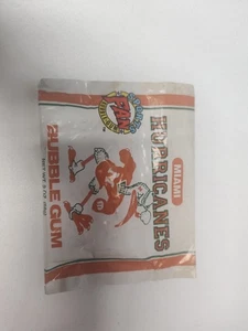 Vtg Miami Hurricanes Sports Fan NCAA Sports Bubblegum Pack Not Edible Phoenix - Picture 1 of 2