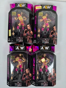 Figurine AEW Unrivaled Dr. Britt Baker #02 Double or Nothing - Lotto di 4 - Foto 1 di 6