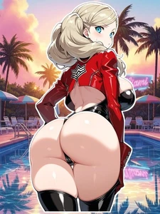 Anime Waifu Persona 5 Ann Takamaki 6" Vinyl Sticker - Picture 1 of 1