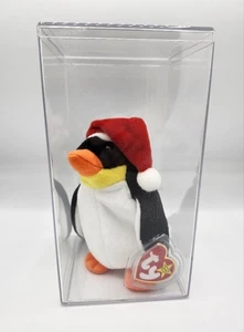 Ty Beanie Baby Zero der Pinguin nicht mehr produziert mit Etikett im Etui Vintage Plüsch Neu mit Etikett - Bild 1 von 7