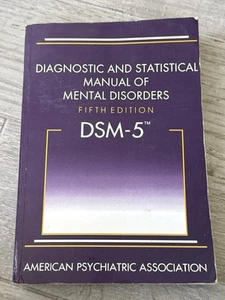 🌟 Diagnostic and Statistical Manual of Mental Disorders DSM-5 Paperback - Foto 1 di 9