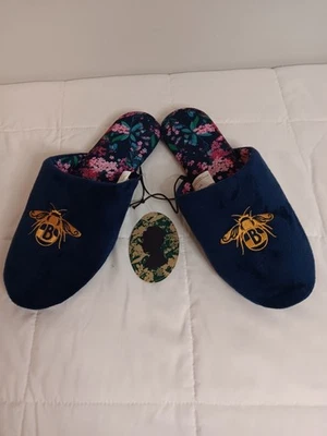 Chinelos Bridgerton por Izzy & Liv tamanho 11 novos com etiquetas azuis - Imagem 1 de 4