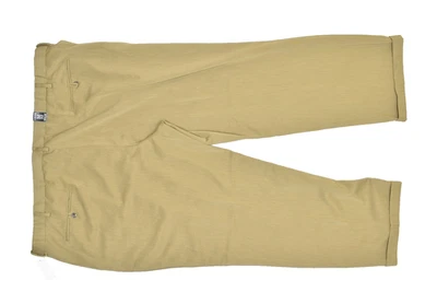 NUEVO IZOD Para hombres Grande y Alto Talla 52W 32L Caqui Elastizado Plisado Vestido Pantalón Foto 1 de 4