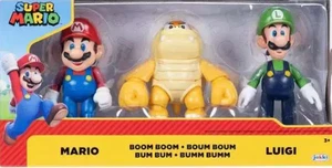 Nintendo Mario, Luigi, and Boom Boom 4" Action Figures Set - 3pk - Picture 1 of 3