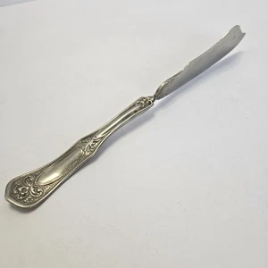 ANTIK WM A ROGERS 1910 JUGENDSTIL NEUSILBER GEDREHTER GRIFF MEISTER BUTTER - Bild 1 von 8