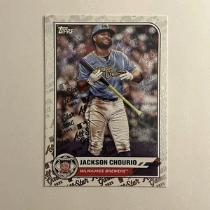 Jackson Chourio 2025 Topps All Star Game Baseballkarte #62 Milwaukee Brewers - Bild 1 von 2