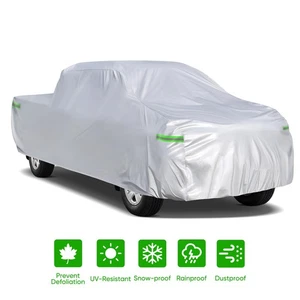 Pickup Truck Car Cover Waterproof Rain UV Dust Scratch Resistant 533x178x165cm - Picture 1 of 15