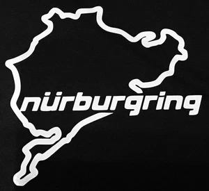 Nurburgring sticker Funny fits JDM BMW Mustang honda race car track window decal - Picture 1 of 5