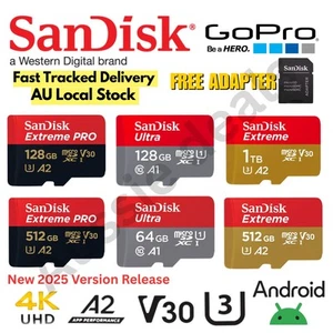 SanDisk SD Micro Card Ultra Extreme Pro 64GB 128GB 256GB 512GB 1TB Memory Card - Picture 1 of 96