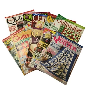 Lot of Vintage Quilts Quilting Magazines Patterns Traditional Quilter Quiltmaker - Picture 1 of 10