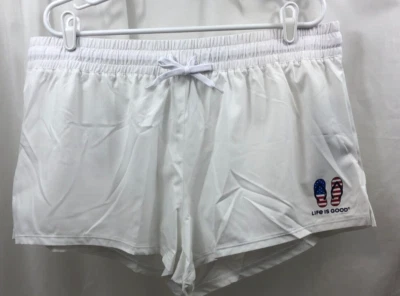 Chanclas grandes Life is Good Board Shorts para mujer Foto 1 de 2