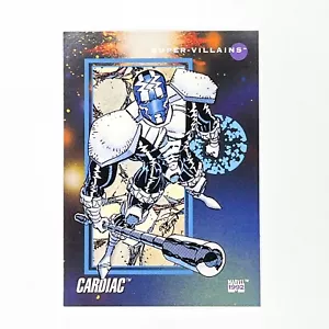 Marvel Impel 1992 Cardiac Super Villains Card 132 Serie 3 MCU Spider-Man - Foto 1 di 2