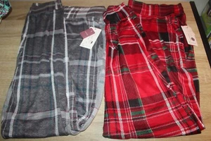 Pantalones de chándal de pijama tejido Secret Treasures Hacci a cuadros rojos o grises - Imagen 1 de 13