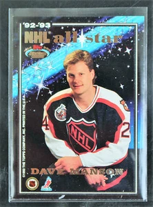 1993-94 Topps Stadium Club All Stars Dave Manson y Zarley Zalapski - Imagen 1 de 2