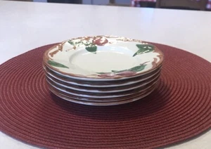 #11 FRANCISCAN APPLE BREAD & BUTTER/DESSERT PLATES (6) - Picture 1 of 6