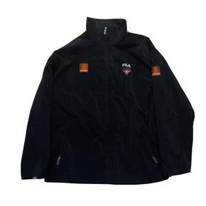 Vintage Essendon Bombers Fleece Lined Player Jacket, Fila, Size XXL Used, AC - Foto 1 di 7