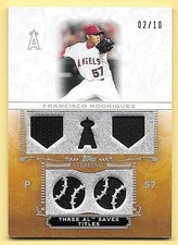 2009 Topps Sterling Career Chronicles Francisco Rodriguez 5 Piece Jersey #02/10