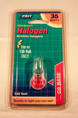 Feit Electric 35 watt 120 volt G9 base T4 unopened - Image 1 of 2