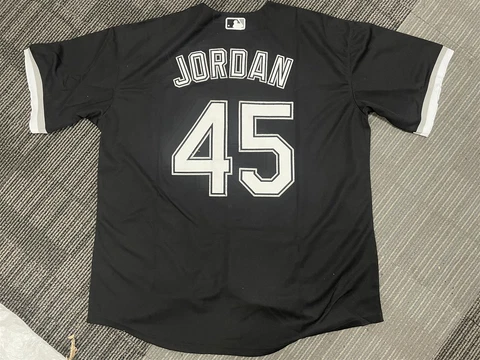 Chicago White Sox Jersey #45 - Michael Jordan Black Baseball Men's M-3XL Jersey Cover