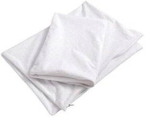 Prestige Zippered Queen pillow protector, Cotton Terry Waterproof, 2 protectors - Picture 1 of 3