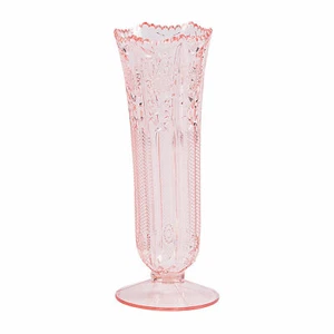 Blush Plastic Bud Vases, Wedding, Party, Home Decor, 12 Pieces - Picture 1 of 3