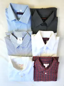 Boys Long Sleeve Collared Dress Shirts Lot of 6 New Sz 8-10 - Picture 1 of 7