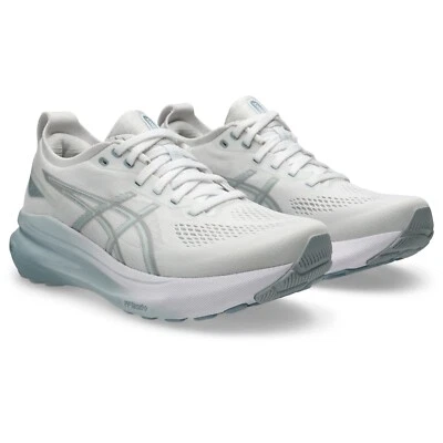 Zapatillas de running para mujer ASICS Gel-Kayano 31, blancas/gris delfín Foto 1 de 4