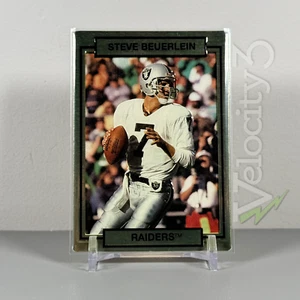 1990 Action Packed NFL Card #123 - Steve Beuerlein | Raiders QB | Embossed 3D - Picture 1 of 4