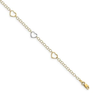 14k 14kt Two-tone P - Picture 1 of 3