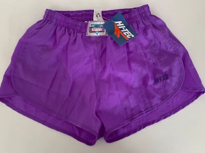 WOMENS VINTAGE 1980'S HI-TEC SPORTSWEAR NYLON DRAWSTRING SHORTS BNWT - SIZE 6/34 - Image 1 of 4
