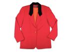 Bicci Florine Wachter Dbl Breasted Red Jacket Size 16