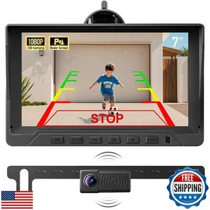 1080P Backup Camera with Backup Sensors Parking Distance Control (PDC) System - Picture 1 of 5