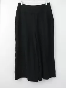 Lululemon Damen weites Bein kurz Größe 10 Yoga schwarz lang hohe Leibhöhe 23" Schrittlänge - Bild 1 von 6