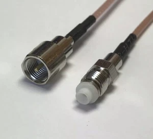 RG142 FME Male to FME Female 3 Feet USA Quality - Picture 1 of 1