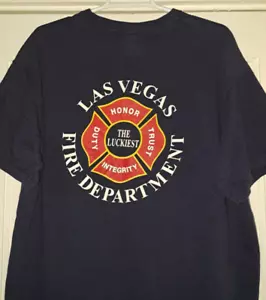 Maglietta Las Vegas Vigili del Fuoco La Più Fortunata XL - Foto 1 di 17