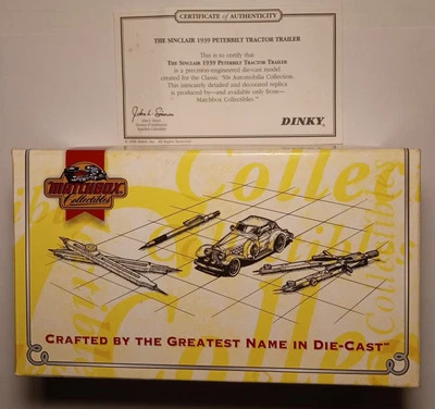 Matchbox Collectibles #DYM35270A 1939 Peterbilt Tractor/Trailer Sinclair 1:100 - Image 1 of 4
