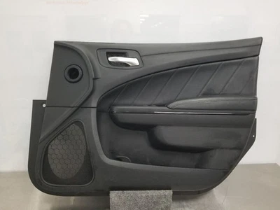 21 2021 DODGE CHARGER R/T FRONT DOOR TRIM PANEL BLACK LEATHER RIGHT PASSENGER Foto 1 de 4