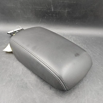 Fits 2012-18 Ford Focus Leather Armrest Center Console Lid Cover Black - Imagem 1 de 4