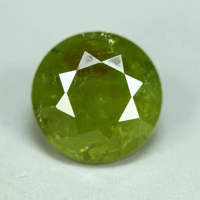 1.92 Cts_Round Brilliant Cut_100 % Natural Green Demantoid Garnet_Namibia - Image 1 of 3