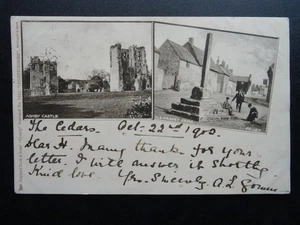 Leicestershire ASHBY CASTLE & OLD MARKET CROSS c1902 UB PC by Raphael Tuck 2342 - Picture 1 of 4