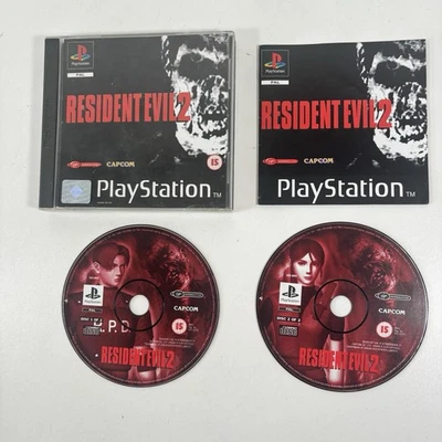 Resident Evil 2 - Sony PS1 PlayStation 1 Action Adventure Shooter Video Game - Image 1 of 4