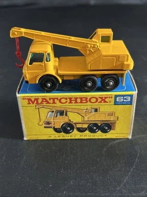 LESNEY MATCHBOX SERIES, 1969,NEW #63 DODGE CRANE TRUCK - NEW IN BOX - Image 1 of 4